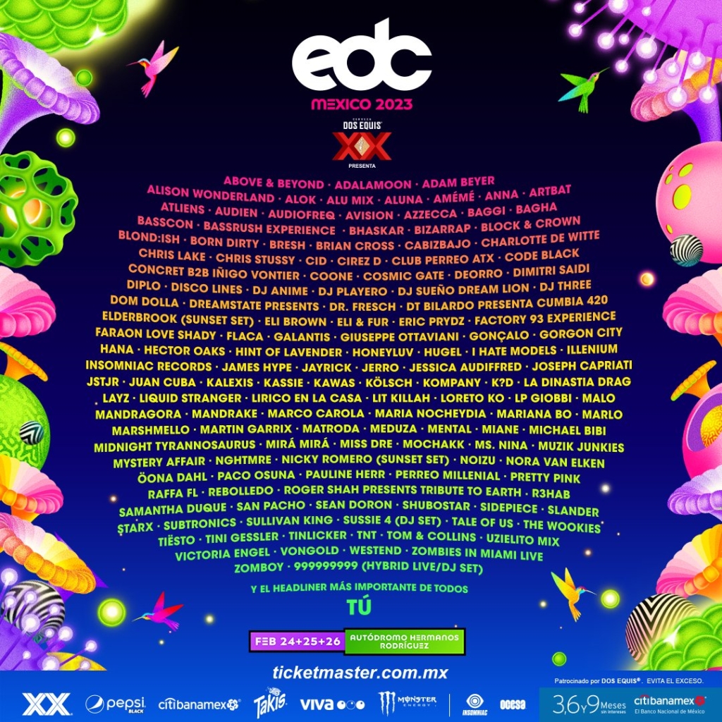 EDC MÉXICO 2023: FECHAS; PRECIOS & LINE UP